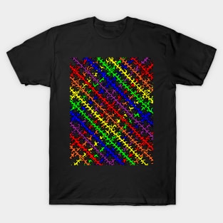 Rainbow Criss Cross T-Shirt